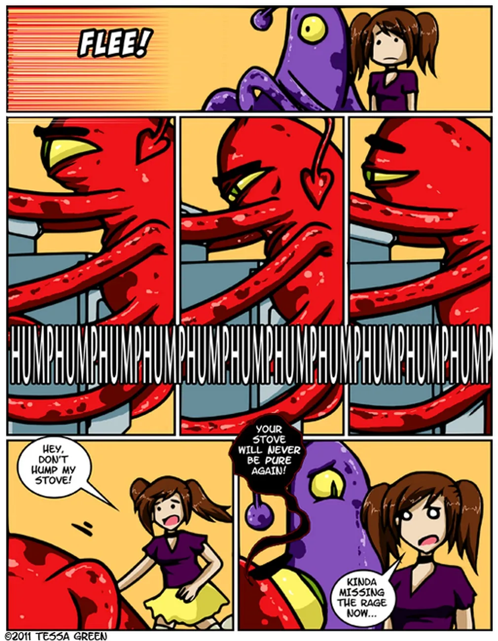 Tentacle Monster Date 4: Multiple Tentacle Fun! - Page 10
