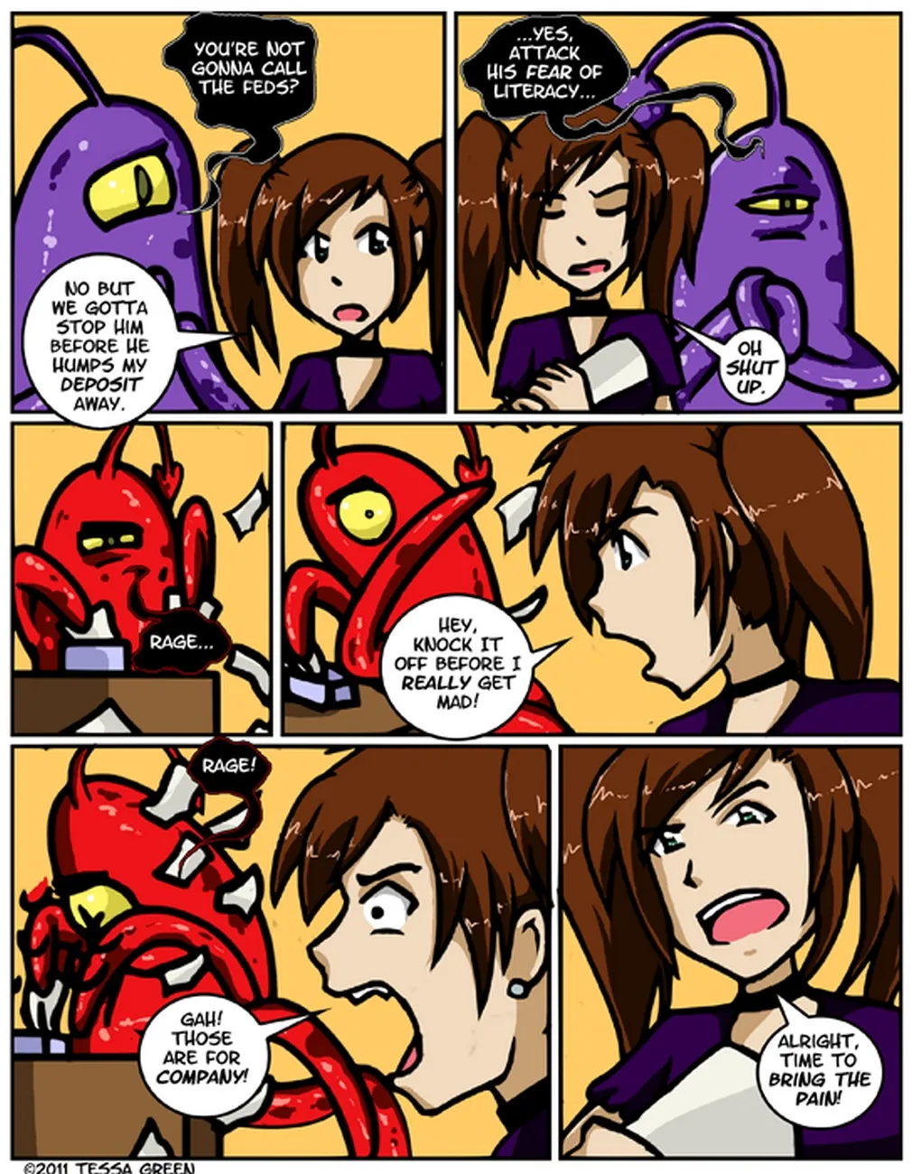 Tentacle Monster Date 4: Multiple Tentacle Fun! - Page 11