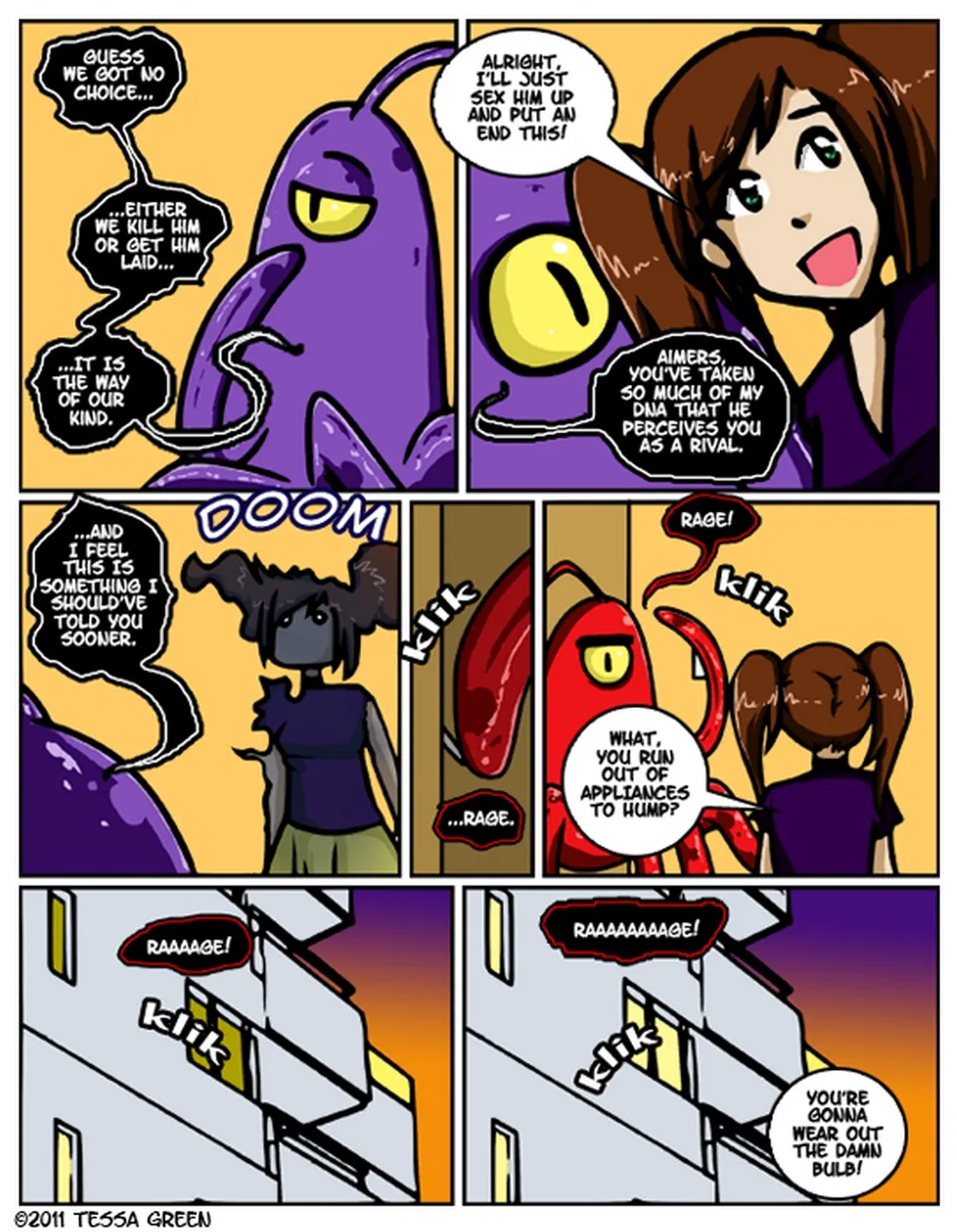 Tentacle Monster Date 4: Multiple Tentacle Fun! - Page 14