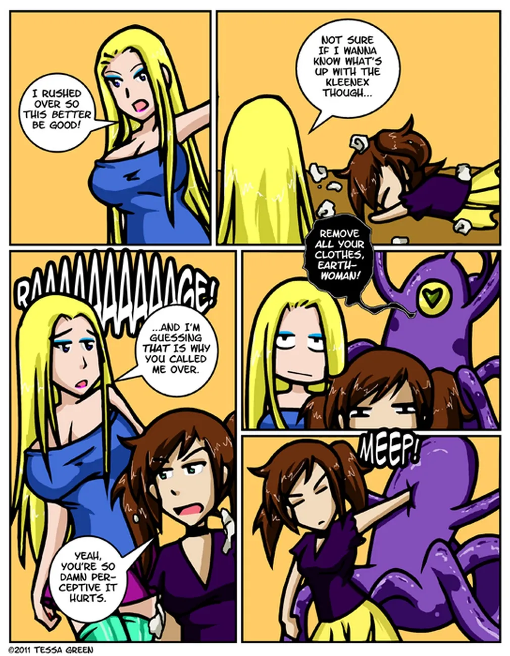 Tentacle Monster Date 4: Multiple Tentacle Fun! - Page 16