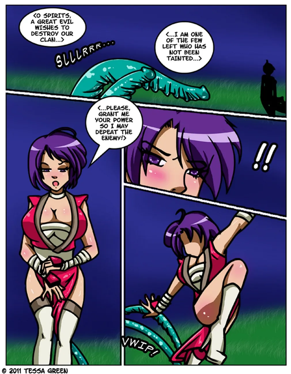 Tentacle Monster Date 4: Multiple Tentacle Fun! - Page 2