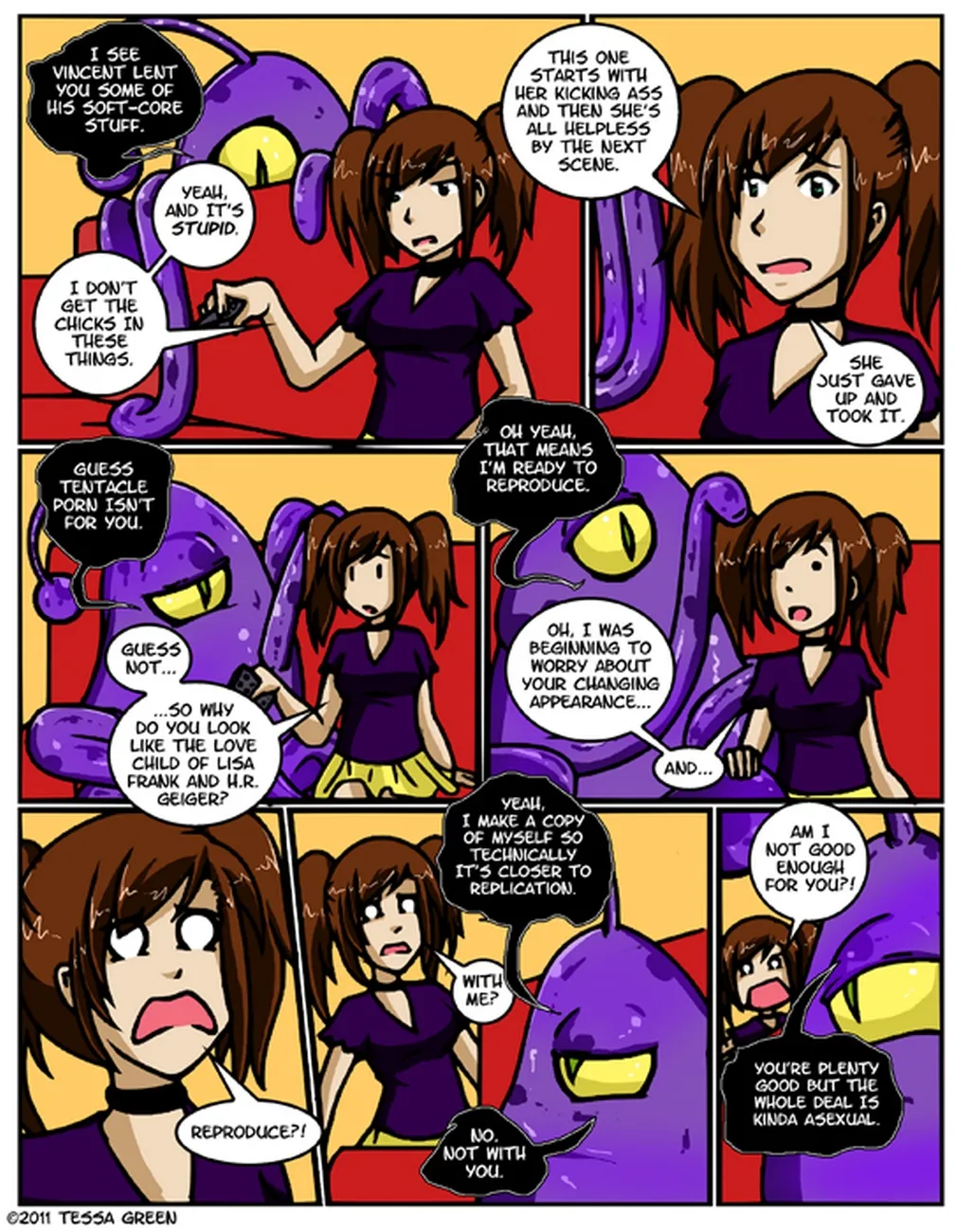 Tentacle Monster Date 4: Multiple Tentacle Fun! - Page 5