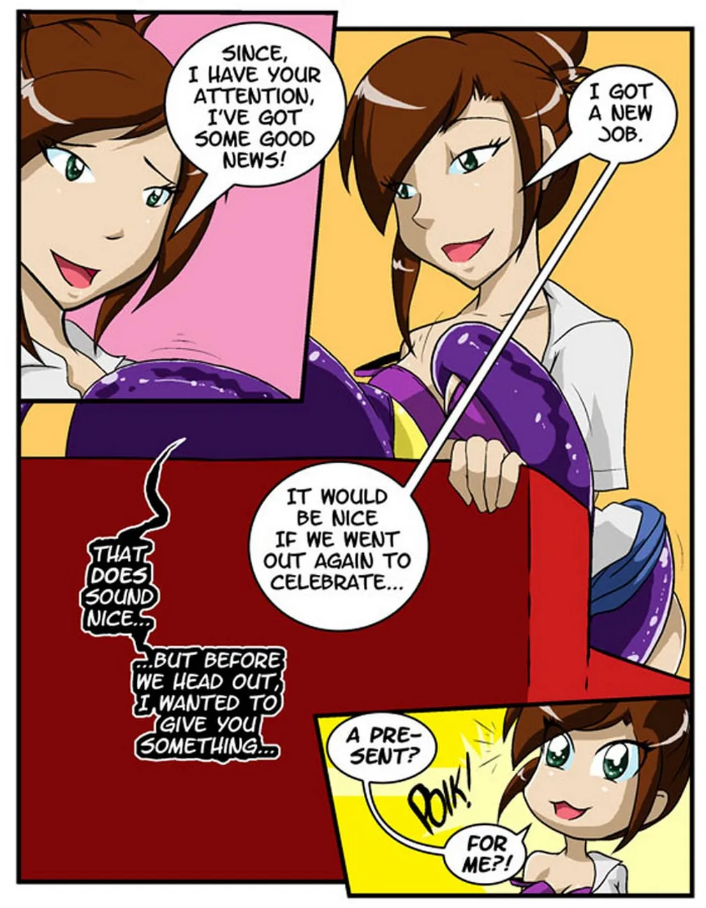 Tentacle Date 5.5: Monster's Relaxing Tentacle Time - Page 3