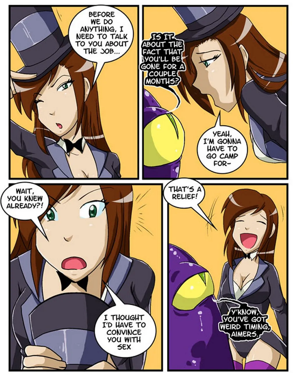Tentacle Date 5.5: Monster's Relaxing Tentacle Time - Page 6