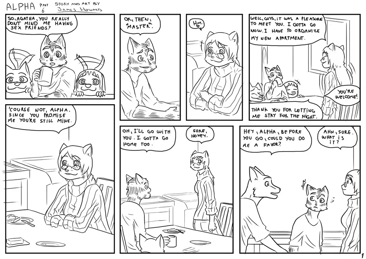 Sci-Fi Erotic Comic: Alpha 6 - Page 2