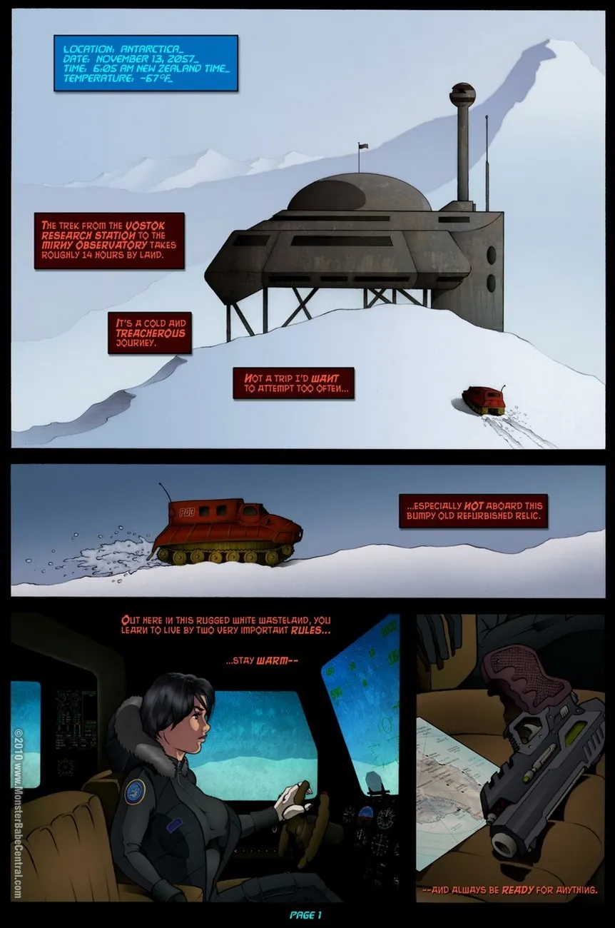 Alien Winter: Sci-Fi Erotic Comic - Page 2