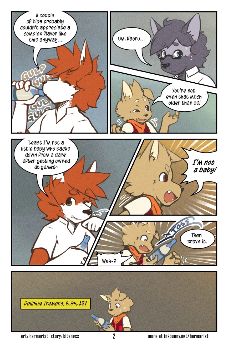 AJ's Drunken Night: A Steamy Adult Comic - Page 3