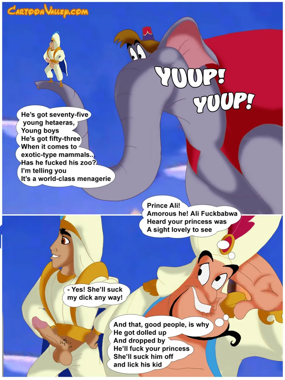 Aladdin's Harem Adventure: An XXX Parody - Page 50