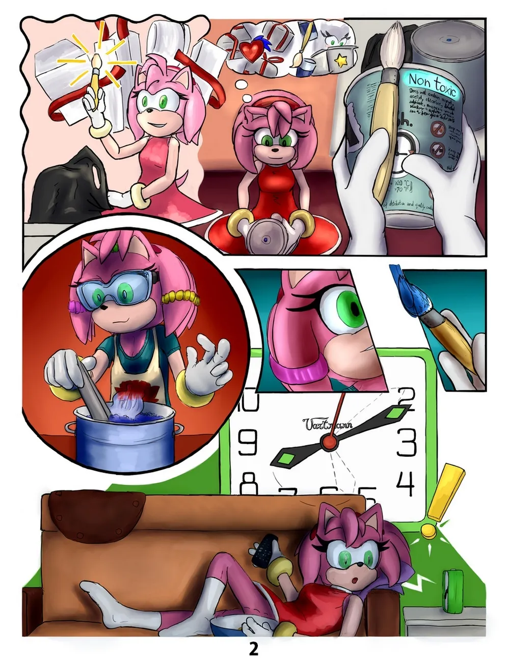 Amy's Blue Moods: A Sexy Comic - Page 2