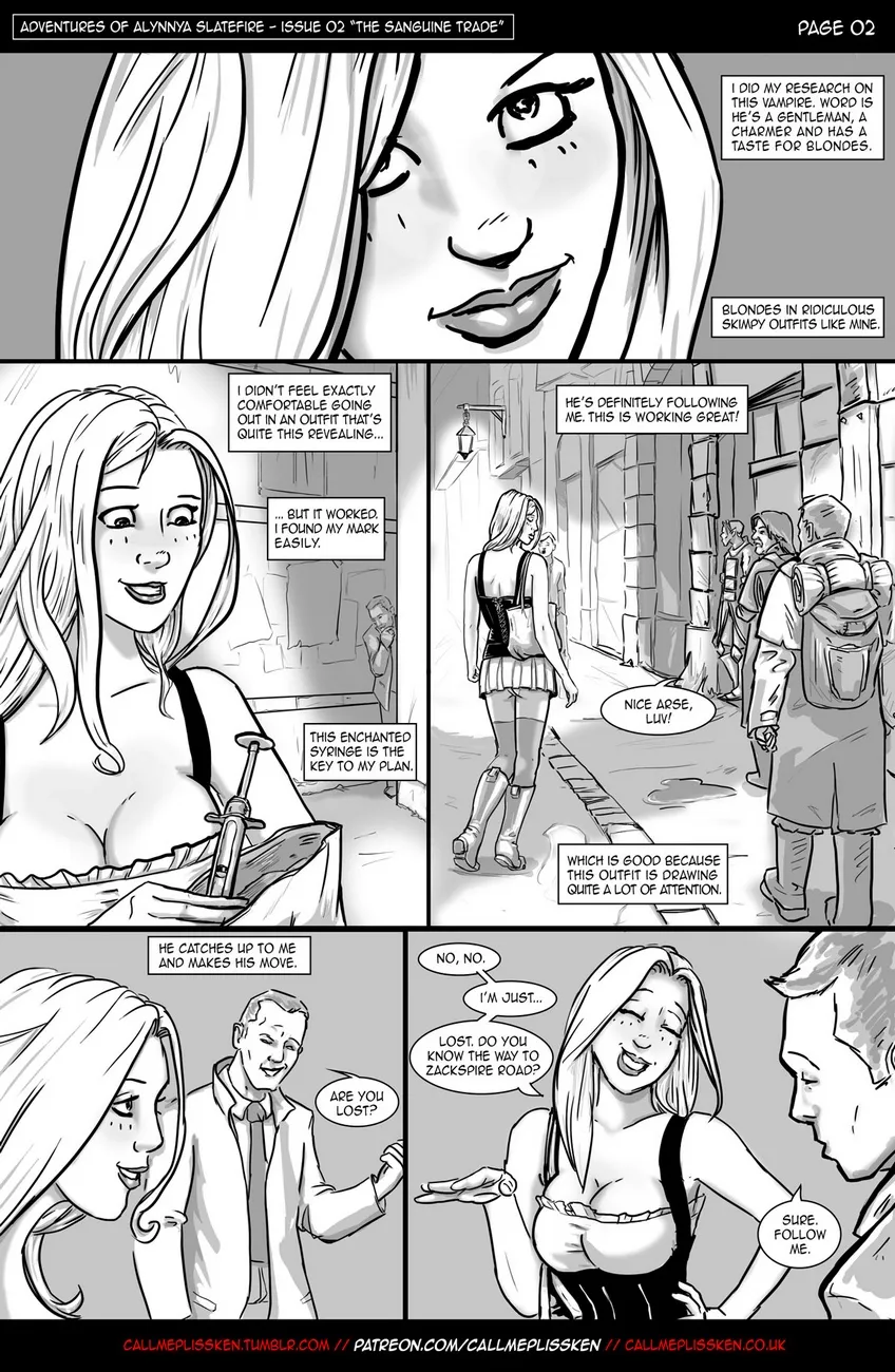 Alynnya Slatefire: Erotic Fantasy Quest - Page 3