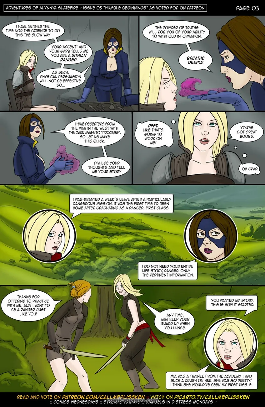 Alynnya Slatefire: Erotic Fantasy Adventure #5 - Page 4