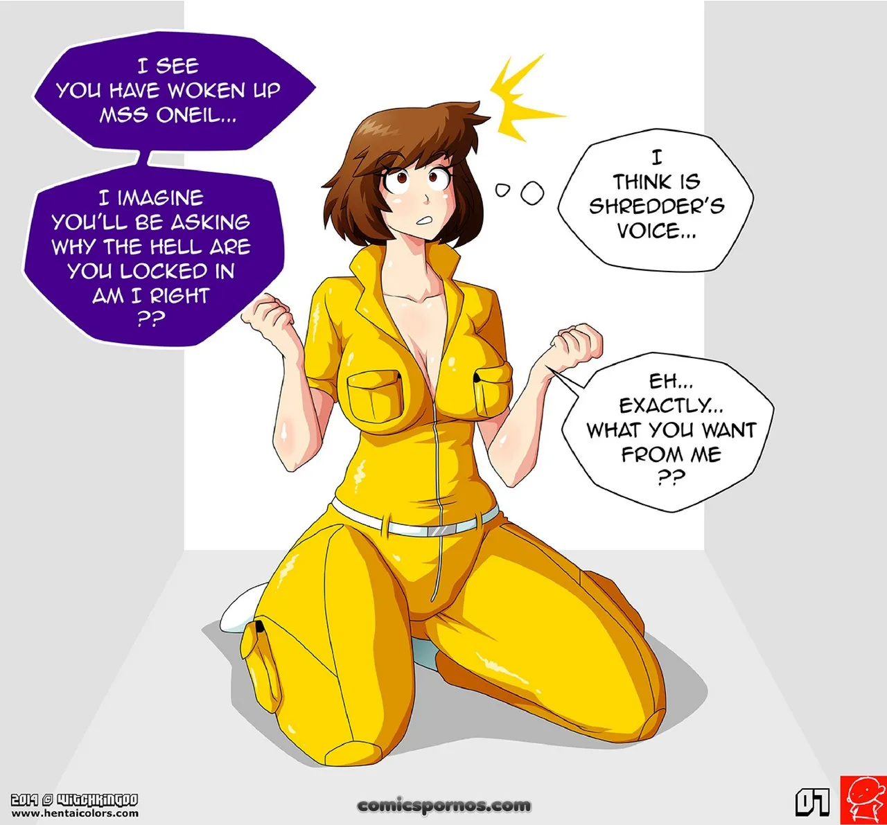 April O'Neil: Turtle Rescue - NSFW Edition - Page 8