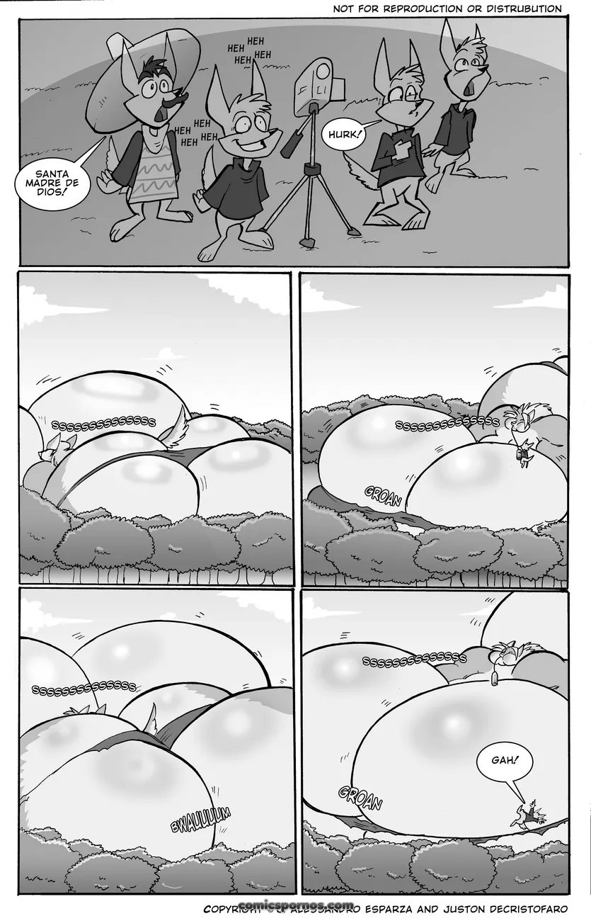Giant Wolf Girl Rampage! 50ft Monster Comic - Page 10