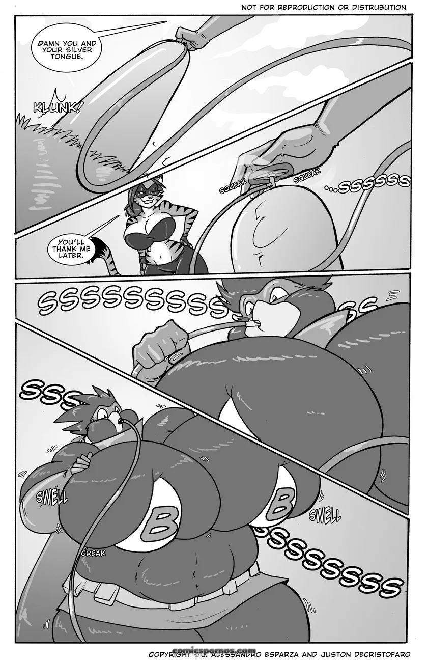 Giant Wolf Girl Rampage! 50ft Monster Comic - Page 27