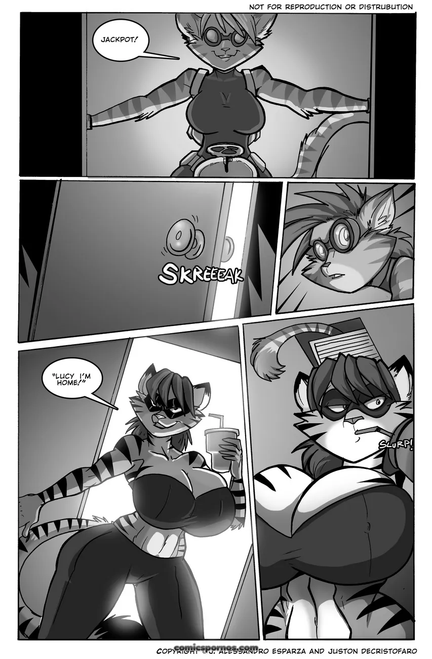 Giant Wolf Girl Rampage! 50ft Monster Comic - Page 3