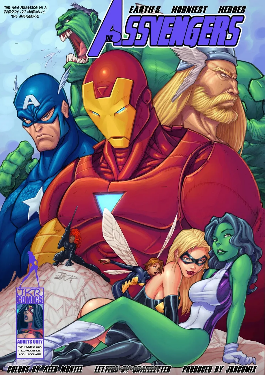 Parody Avengers: Booty League - Page 1