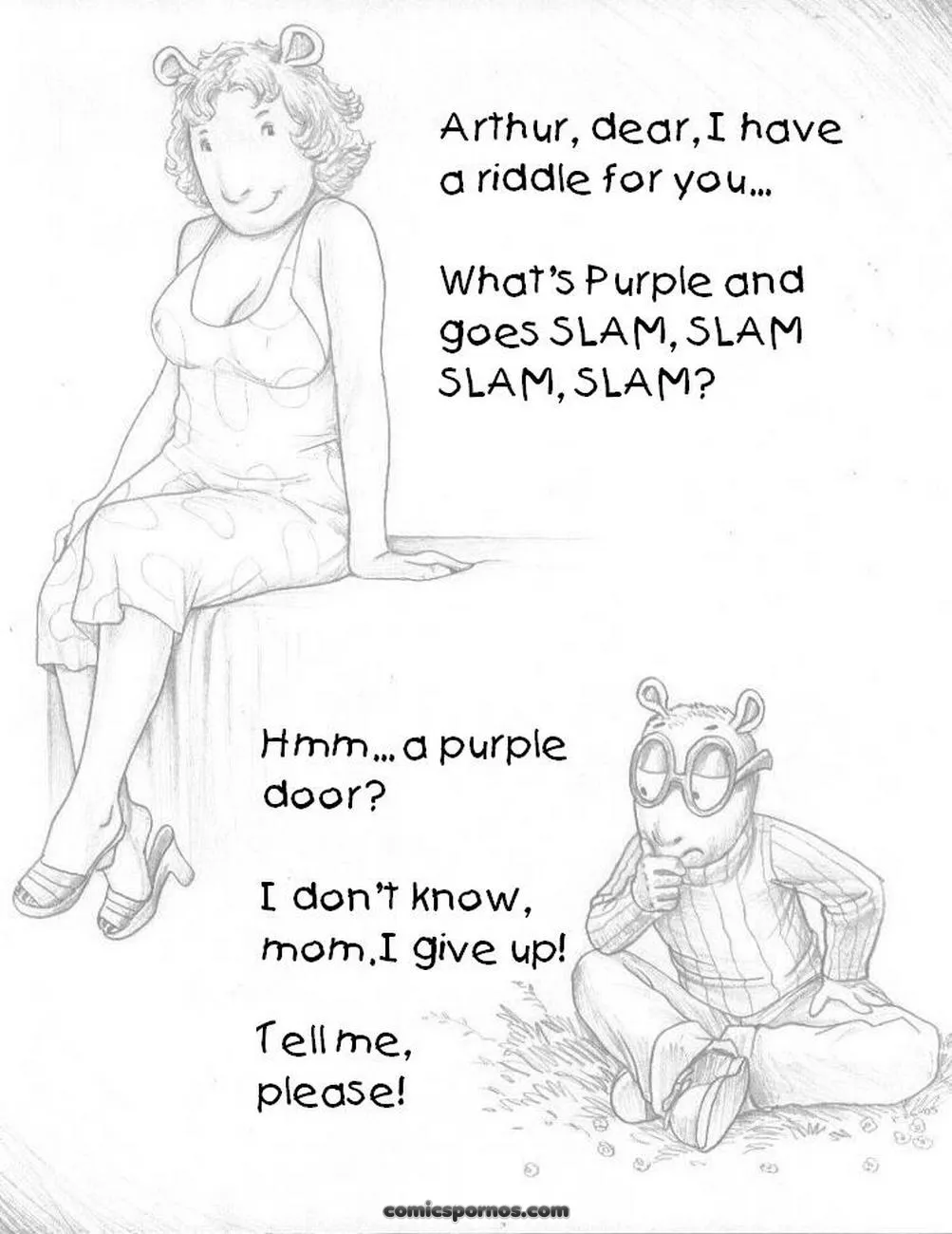 Arthur's Panty Raid: A Hilarious First Time - Page 2