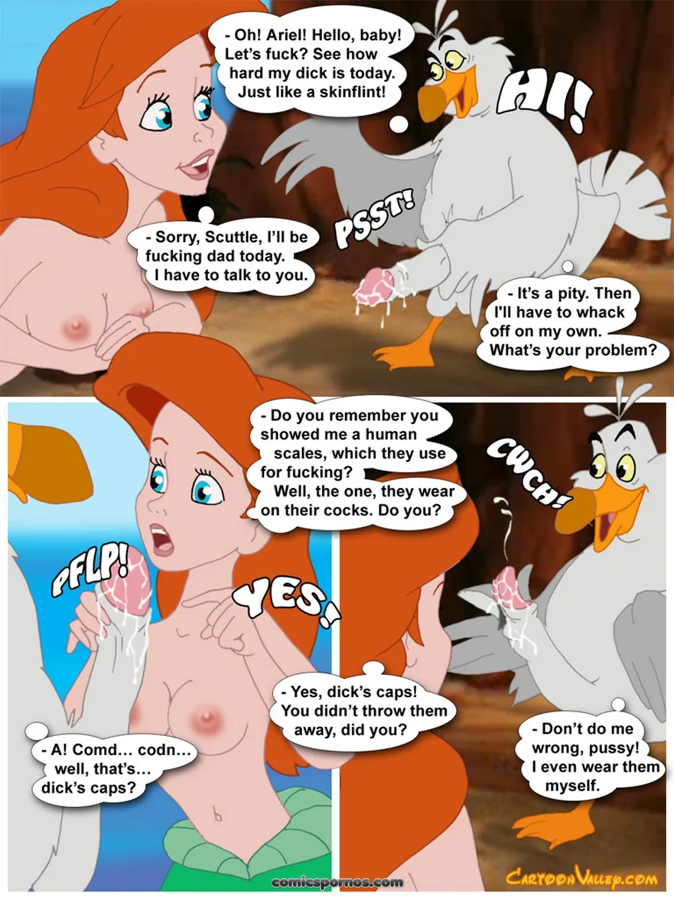 Ariel's Wildest Night: A New Sex Position! - Page 3