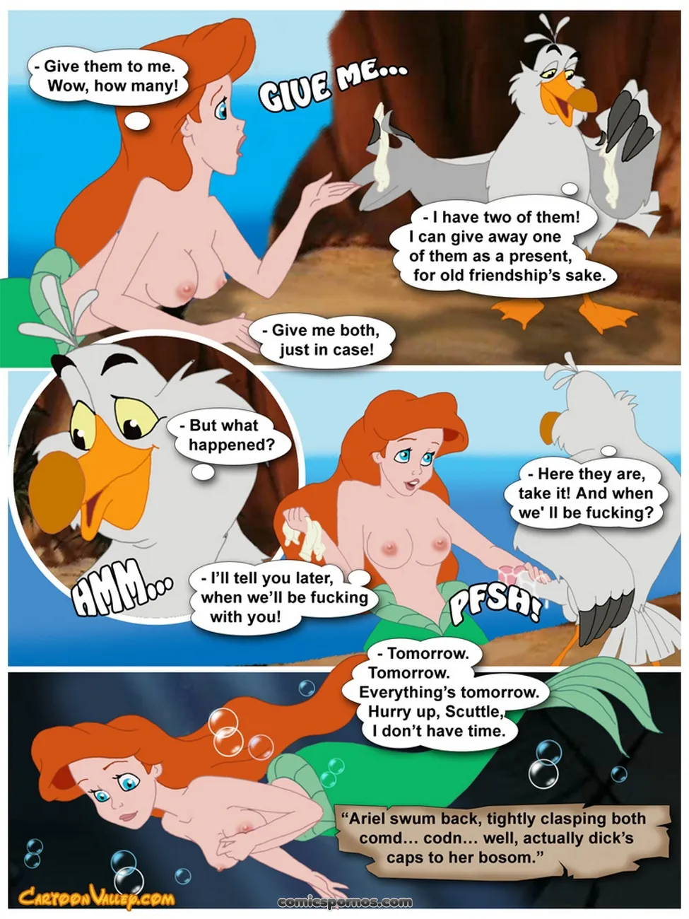Ariel's Wildest Night: A New Sex Position! - Page 4