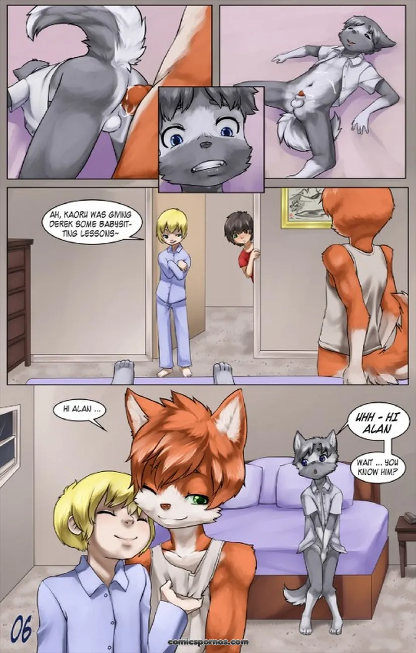 Naughty Babysitter: A Risky Lesson - Page 6