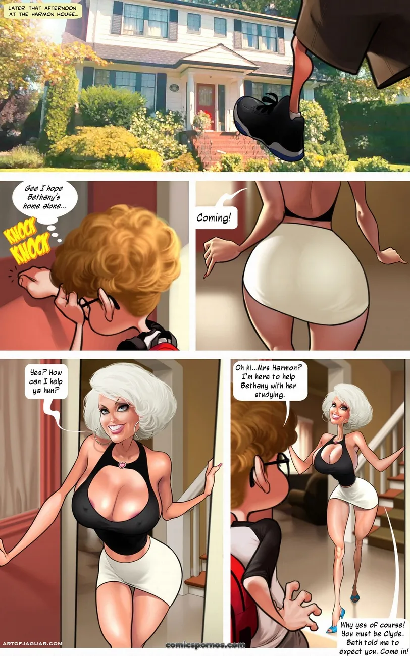 Bethany & Mrs. Harmon: Neighborly Naughty Fun - Page 4