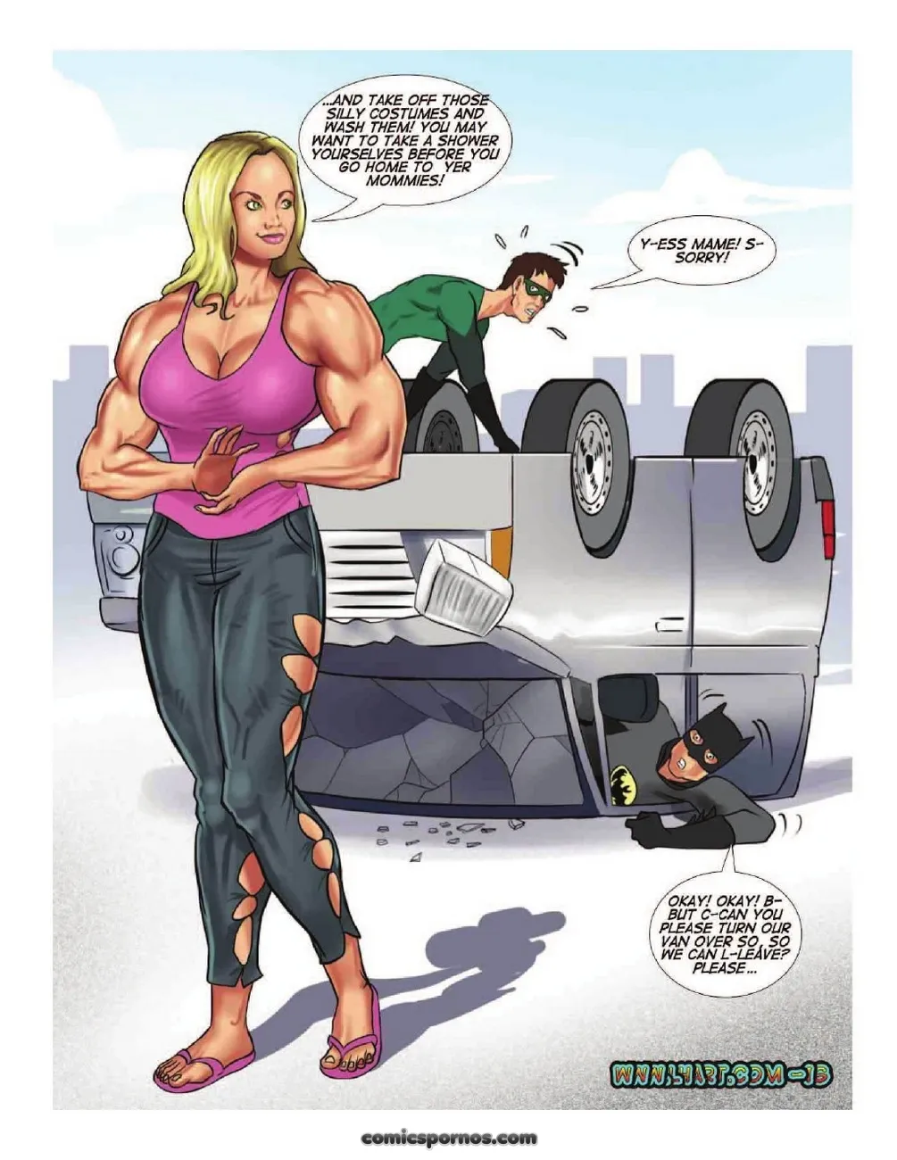 Big Blonde Theory: Double Trouble - Page 8