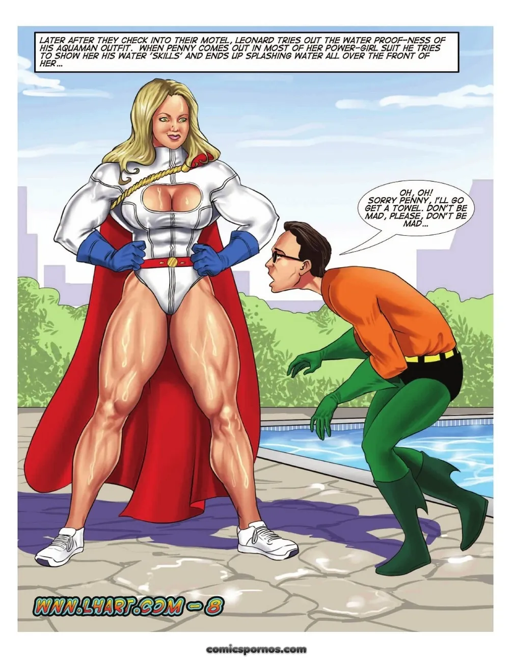 Big Blonde Theory: First Date Fun - Page 9