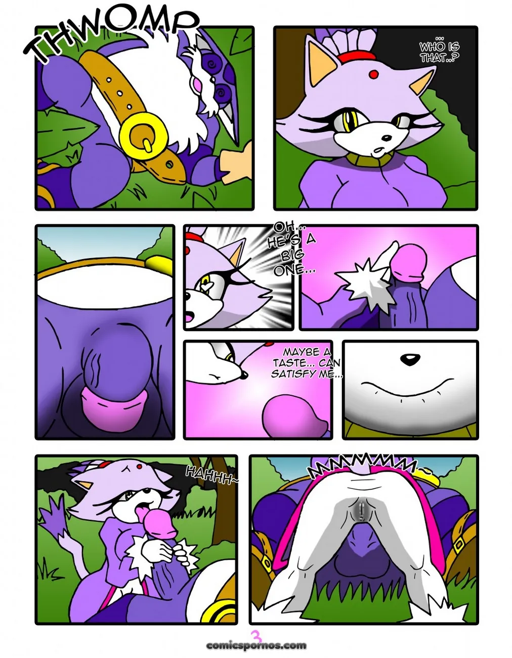 Curvy Beauty & The Beastly Bulge - Page 4