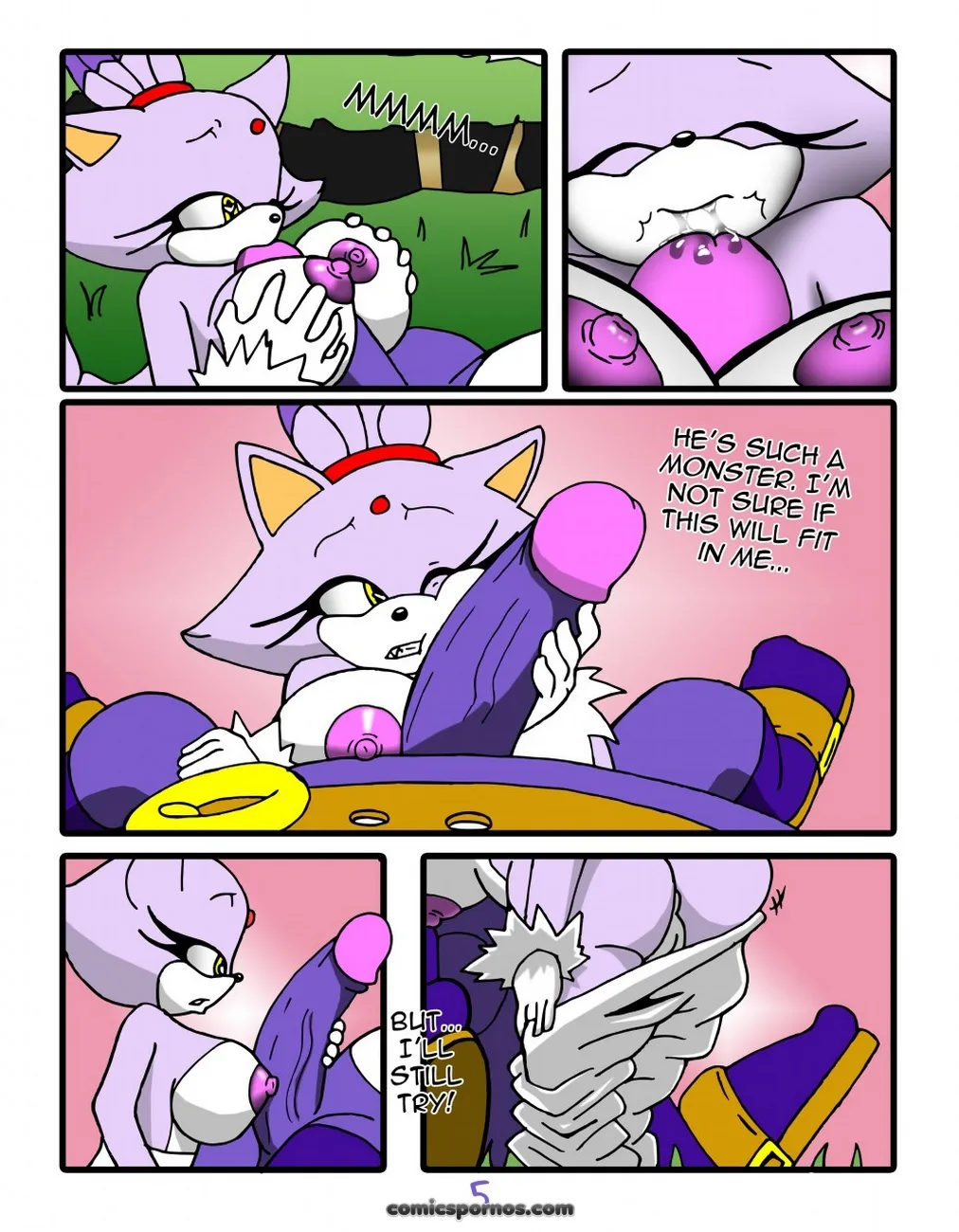 Curvy Beauty & The Beastly Bulge - Page 6