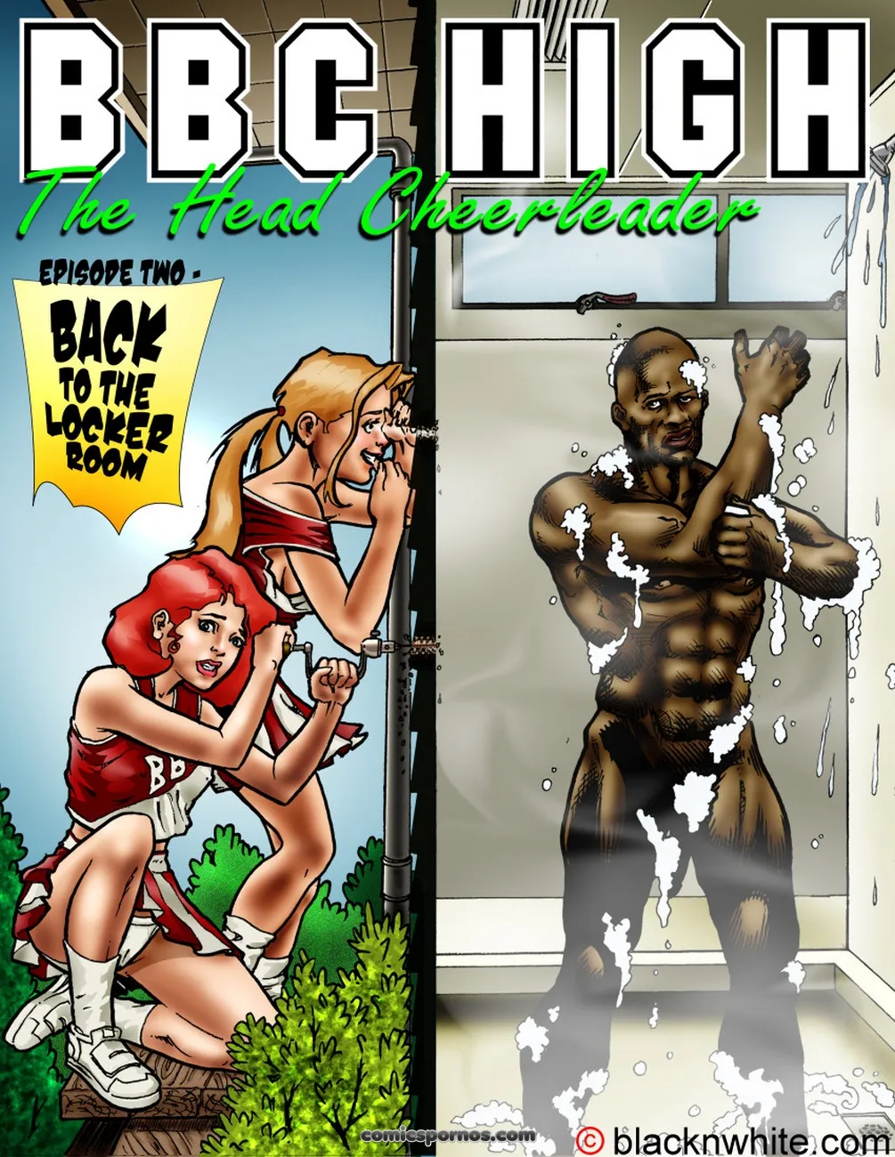 Cheerleader's Big Secret: BBC High 2 - Page 1