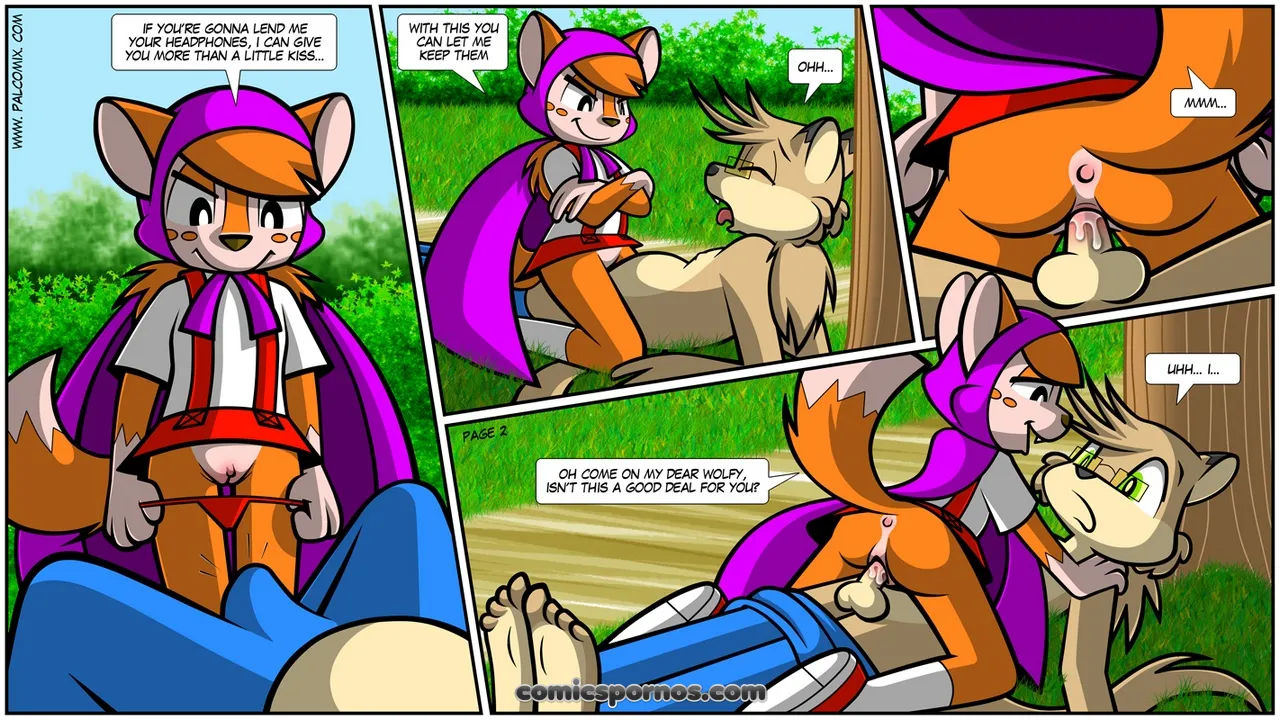 Purple Riding Hood: A Sexy Fairy Tale - Page 2