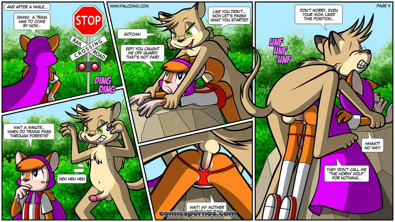 Purple Riding Hood: A Sexy Fairy Tale - Page 4