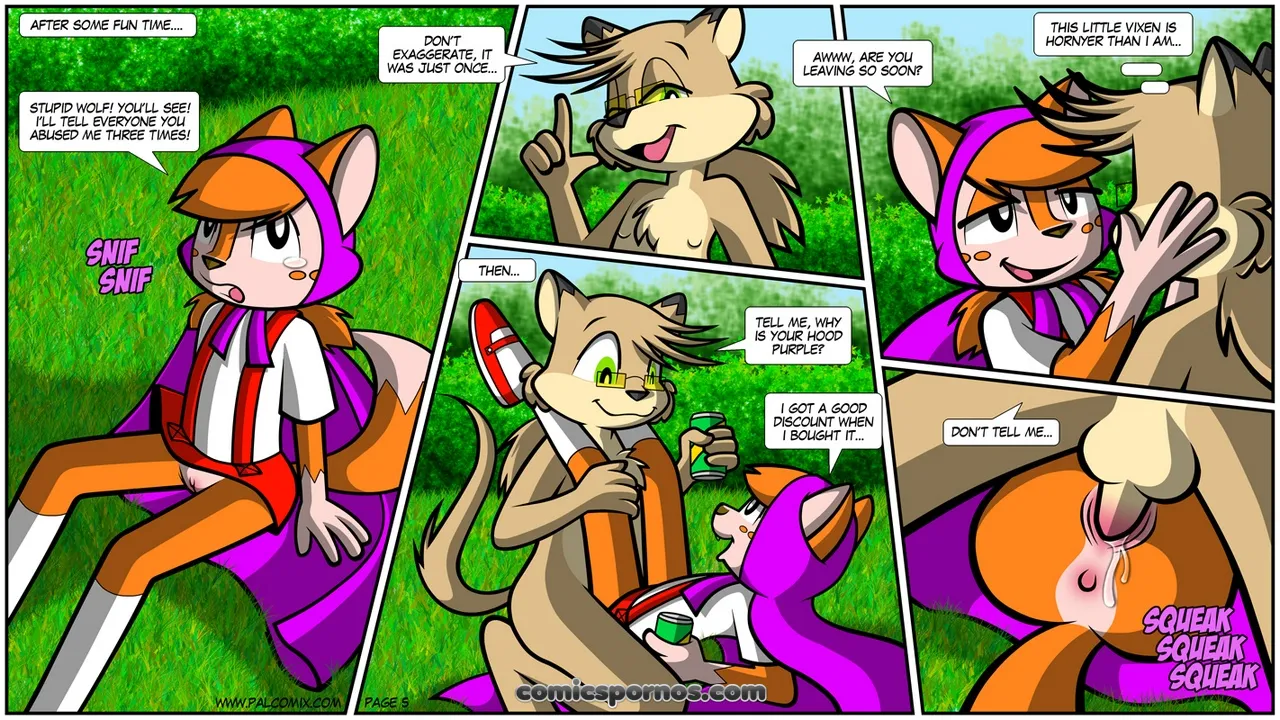Purple Riding Hood: A Sexy Fairy Tale - Page 5