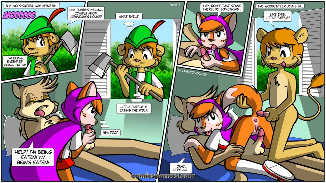 Purple Riding Hood: A Sexy Fairy Tale - Page 7