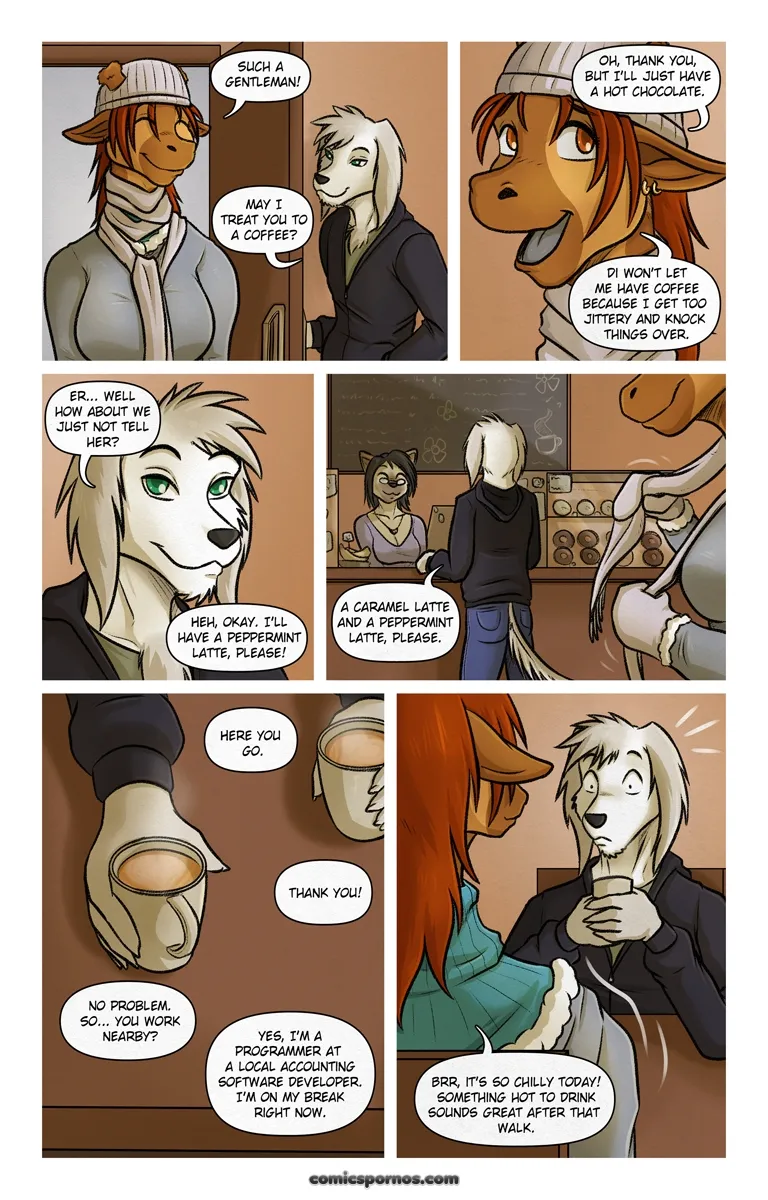 Coffee Shop Rendezvous: An Adult Comic - Page 5
