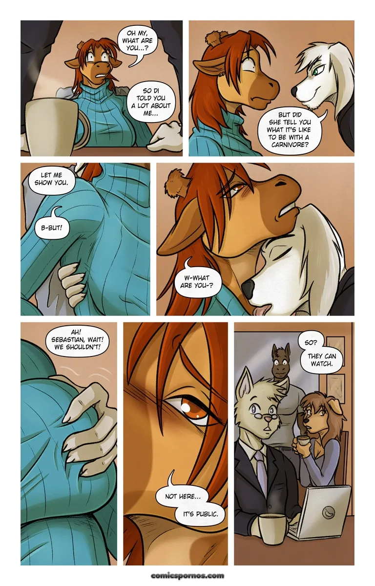 Coffee Shop Rendezvous: An Adult Comic - Page 8