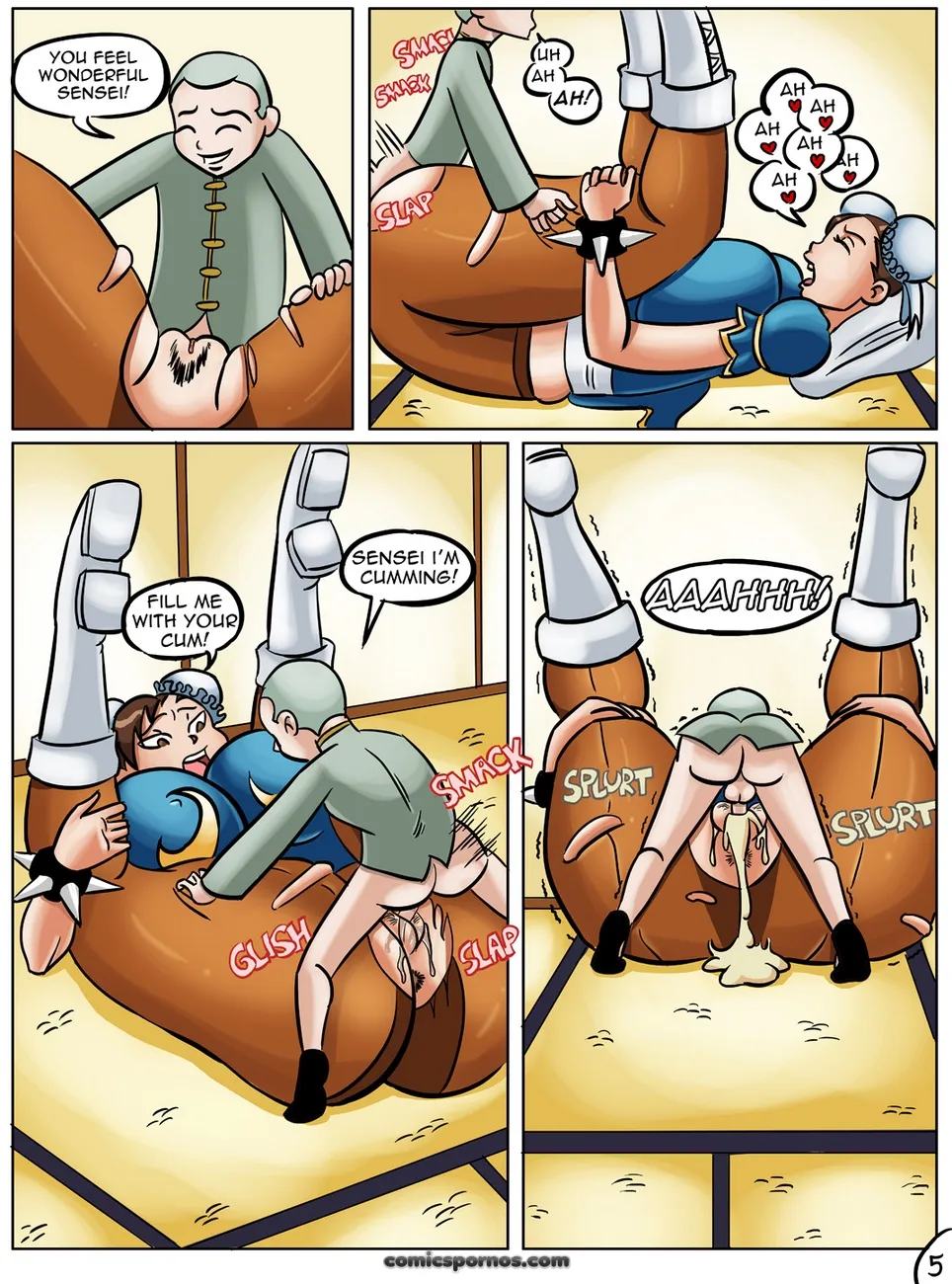 Chun-Li's Secret Training: A Lewd Lesson - Page 6