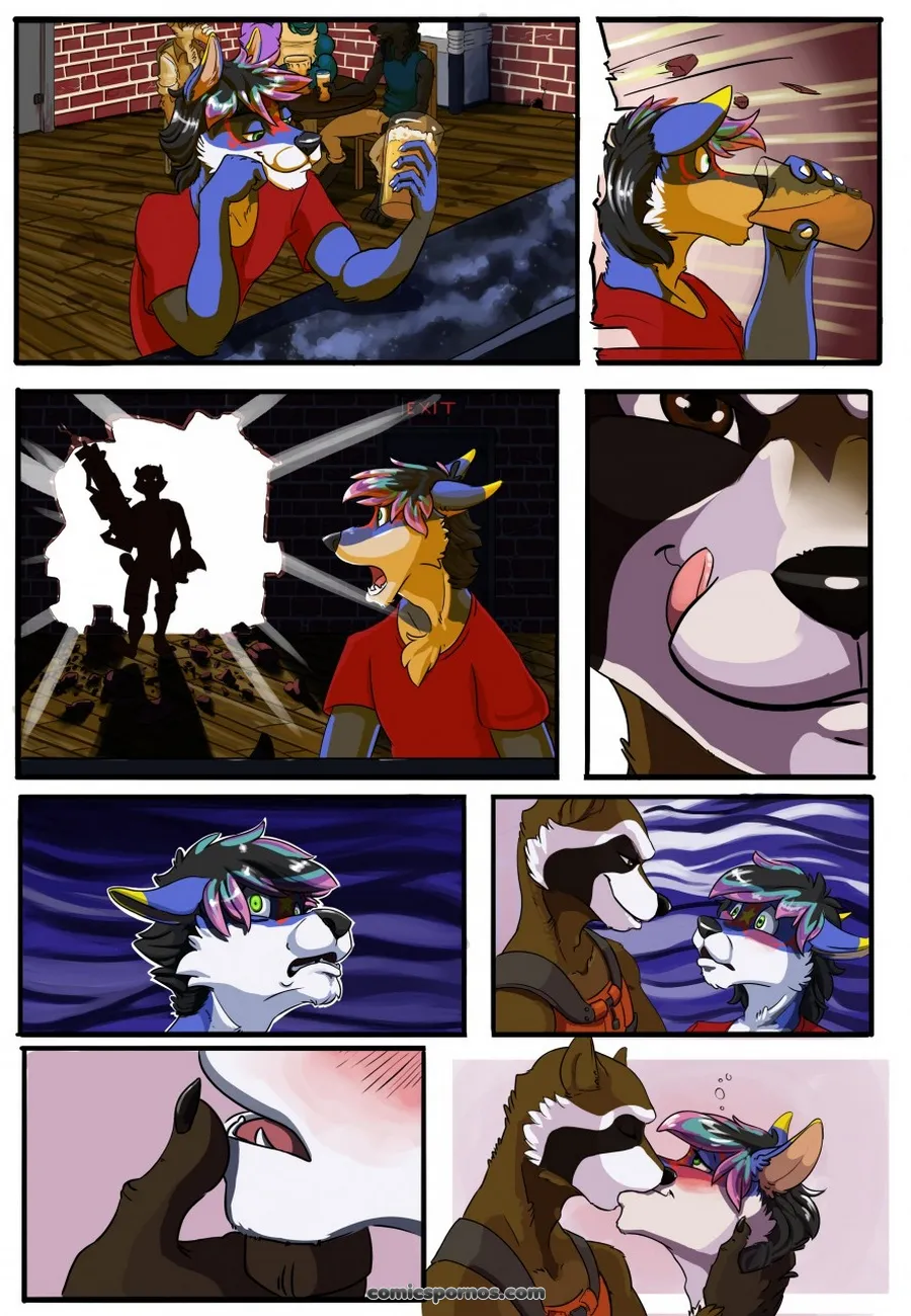 Raccoon Rampage: Adult Comedy Mayhem - Page 1