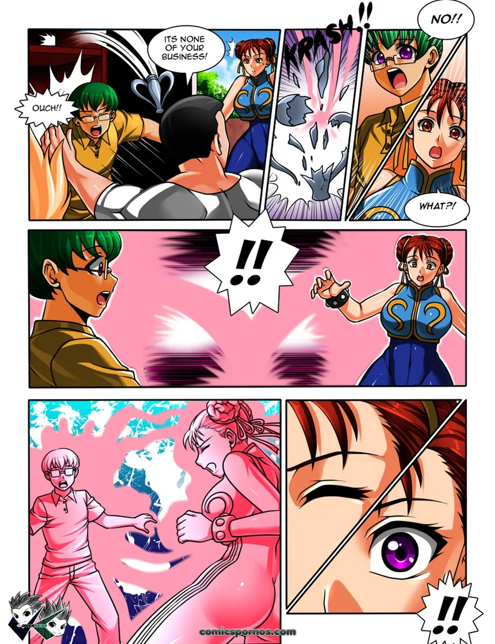 Chun-Li's Body Switch: A Street Fighter XXX Parody - Page 3