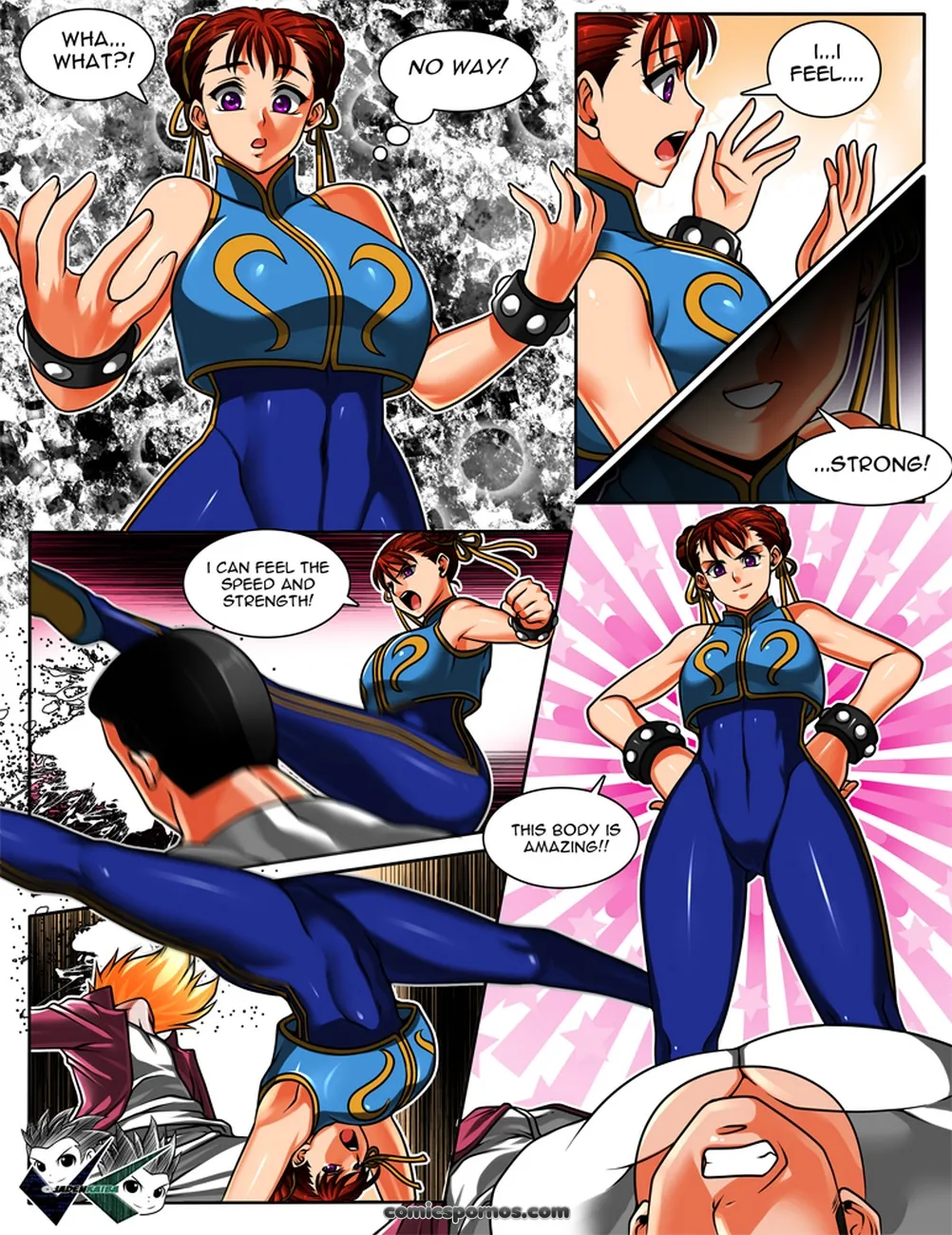 Chun-Li's Body Switch: A Street Fighter XXX Parody - Page 4
