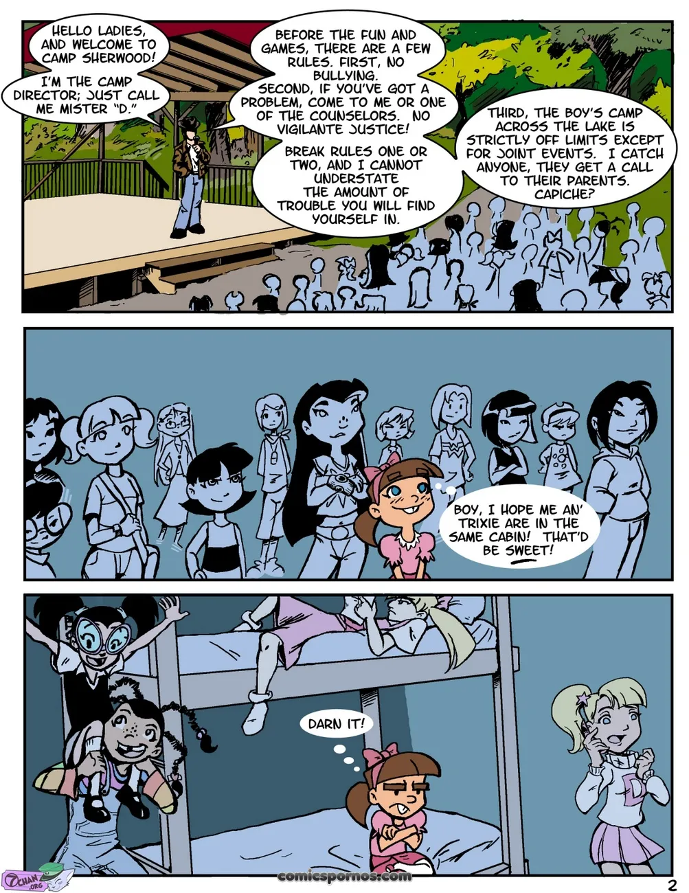 Camp Sherwood: A 7chan Adventure (Ongoing) - Page 3