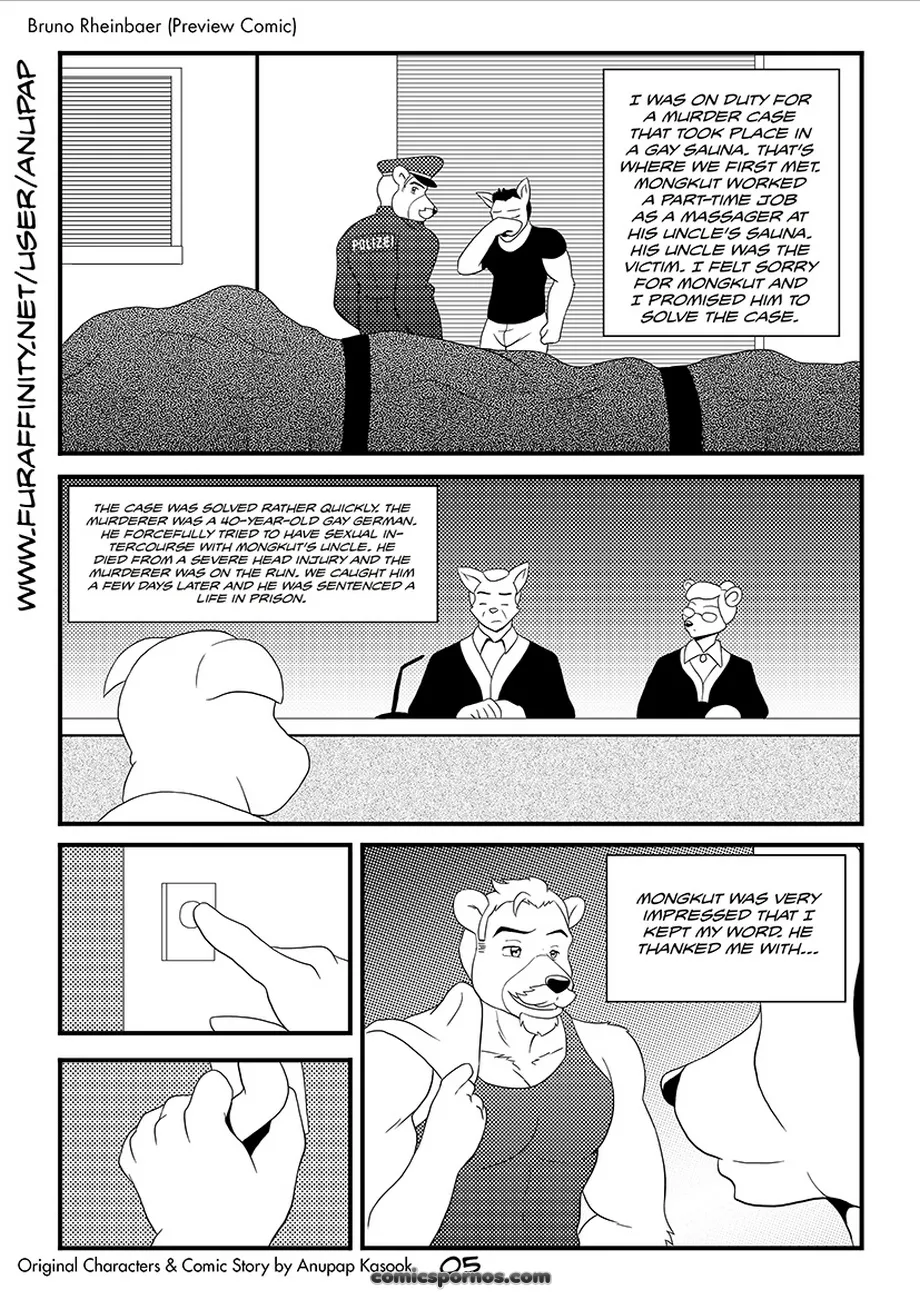 Big Bear Bruno: Gay Furry Comic - Page 6