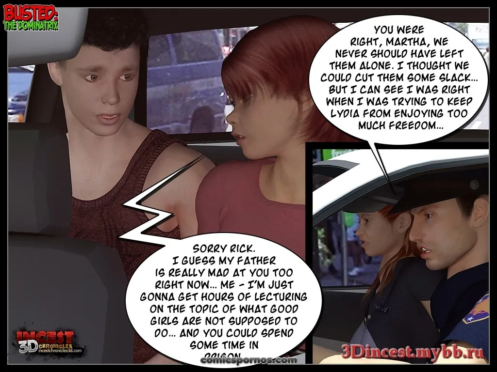 Dominatrix Busted! Hot Comic Action - Page 3