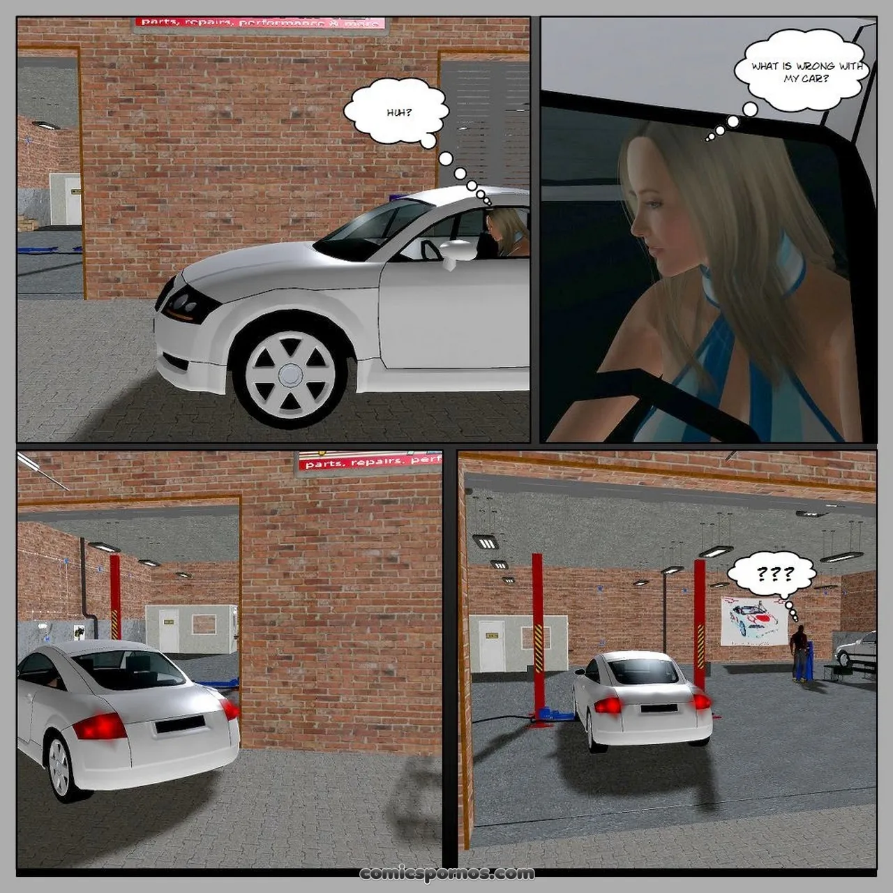 Sexy Mechanic: Car Trouble! - Page 2