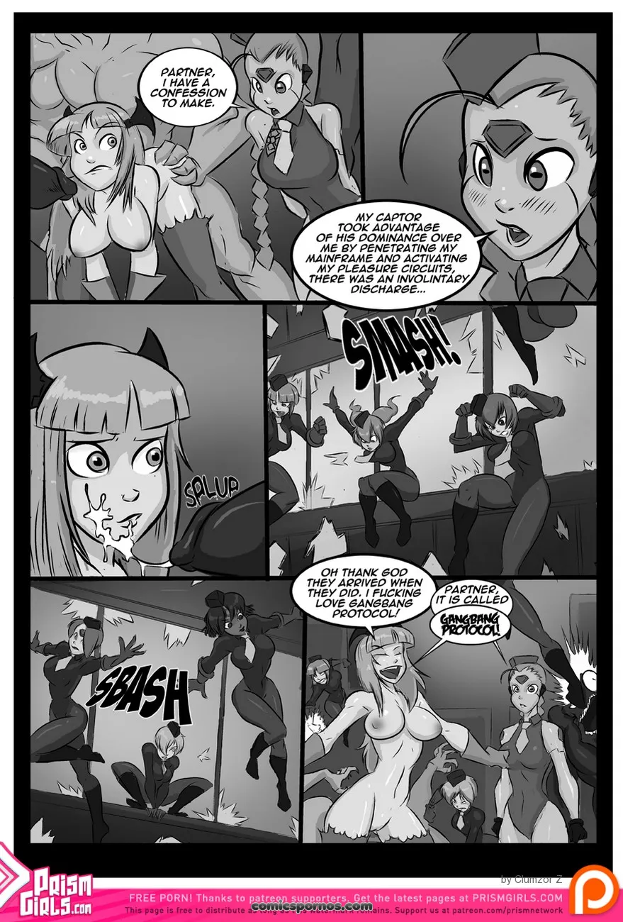 Superhero Police: Adult Comic - Page 12