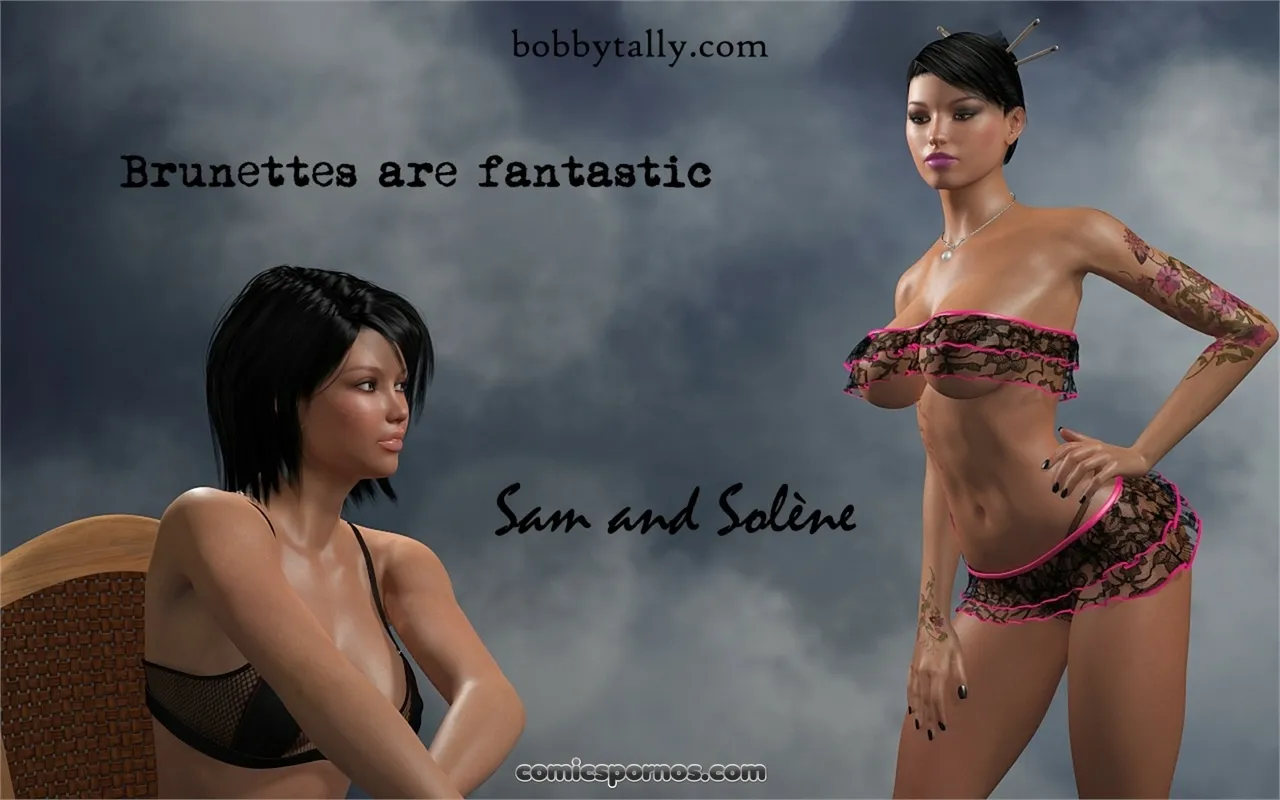 Brunette Hotties: Sexy Comic Fun - Page 1