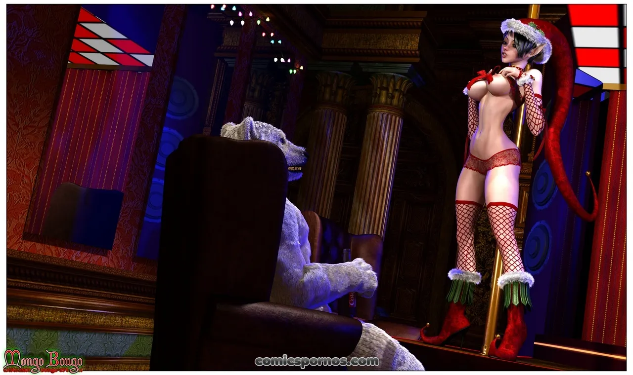 Naughty Holiday: Candy Cane Striptease - Page 7