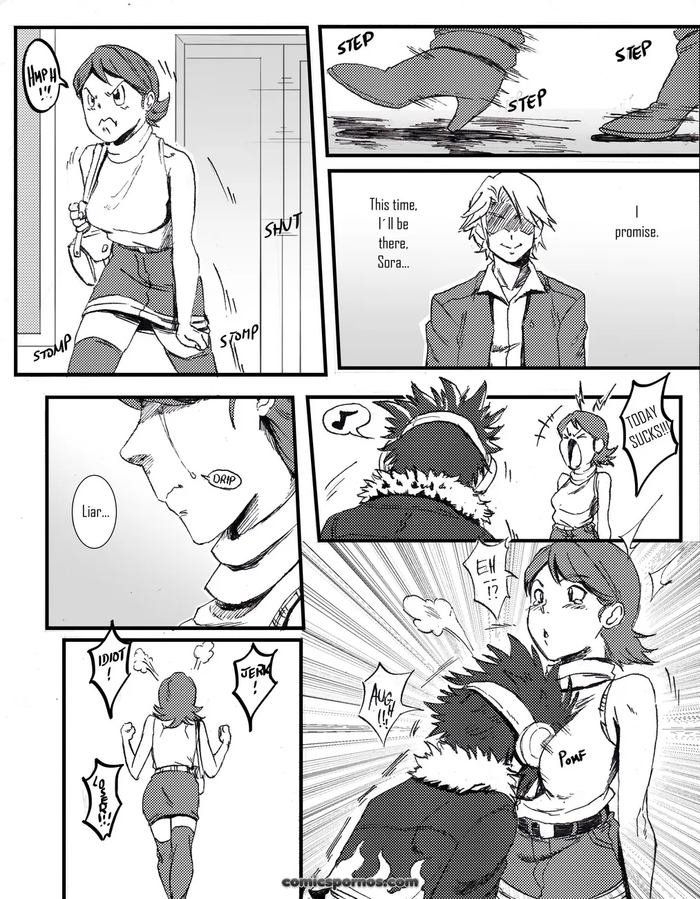 Sora's First Time: A Davis Conquest Begins - Page 3