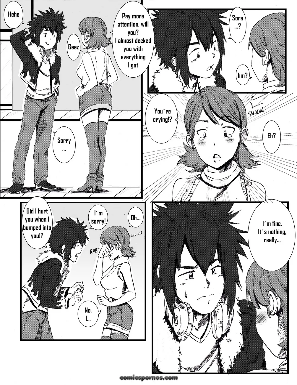 Sora's First Time: A Davis Conquest Begins - Page 5