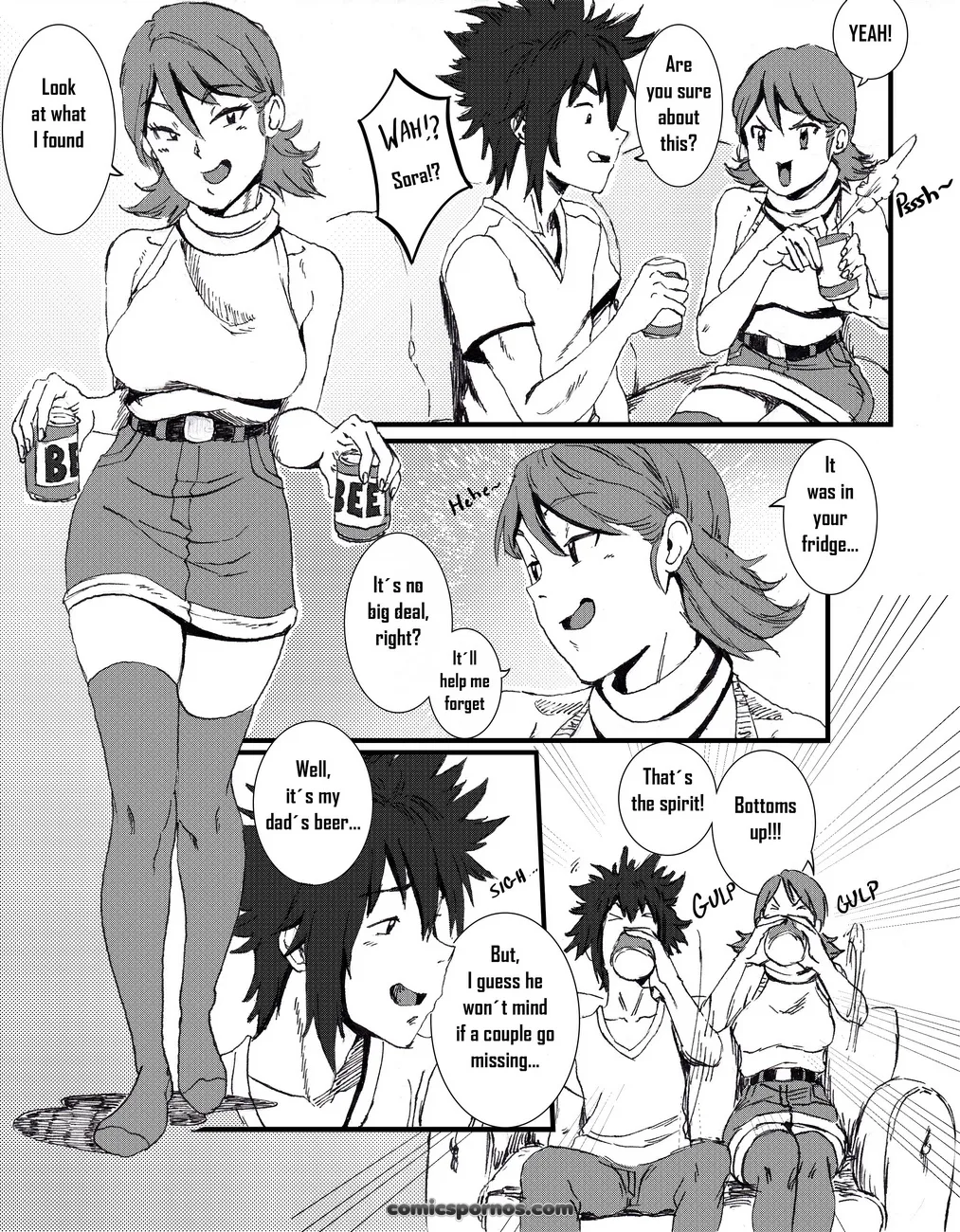 Sora's First Time: A Davis Conquest Begins - Page 9
